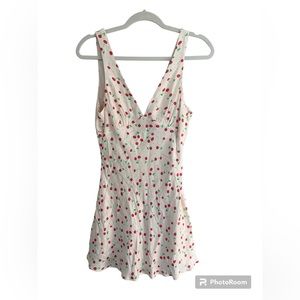Cherry babydoll dress